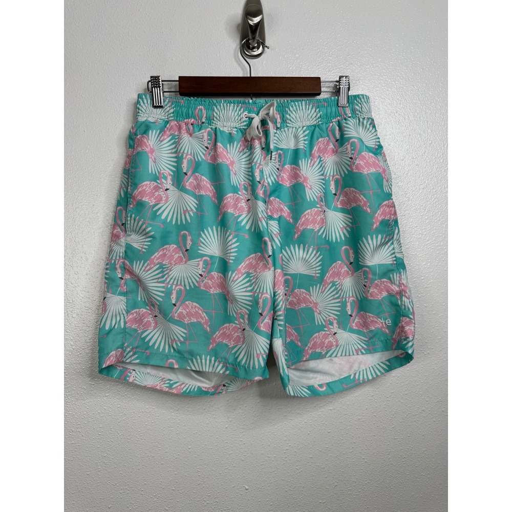 Tipsy Elves Flamingo‎ Swim Trunks Size Large